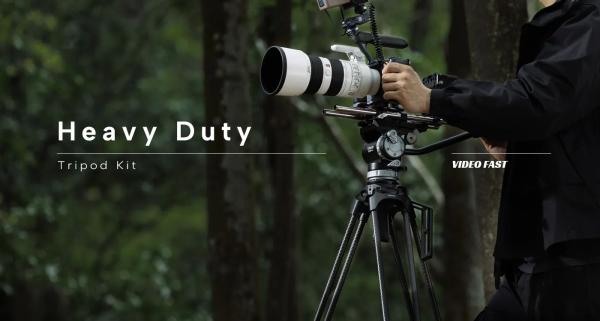 Бюджетный видеоштатив Ulanzi VideoFast Heavy Duty выдержит сетапы до 10 кг